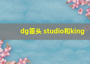 dg笛头 studio和king